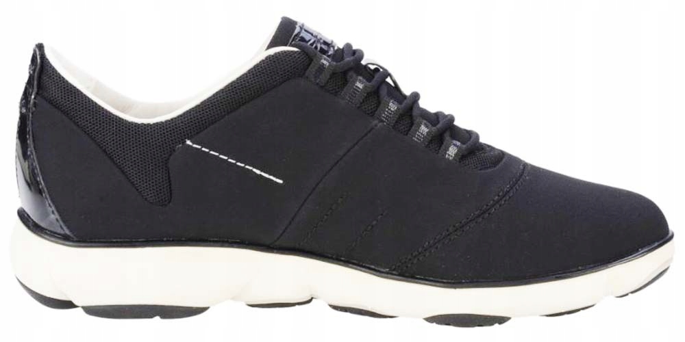 Buty sportowe Geox D Nebula czarne skórzane 35