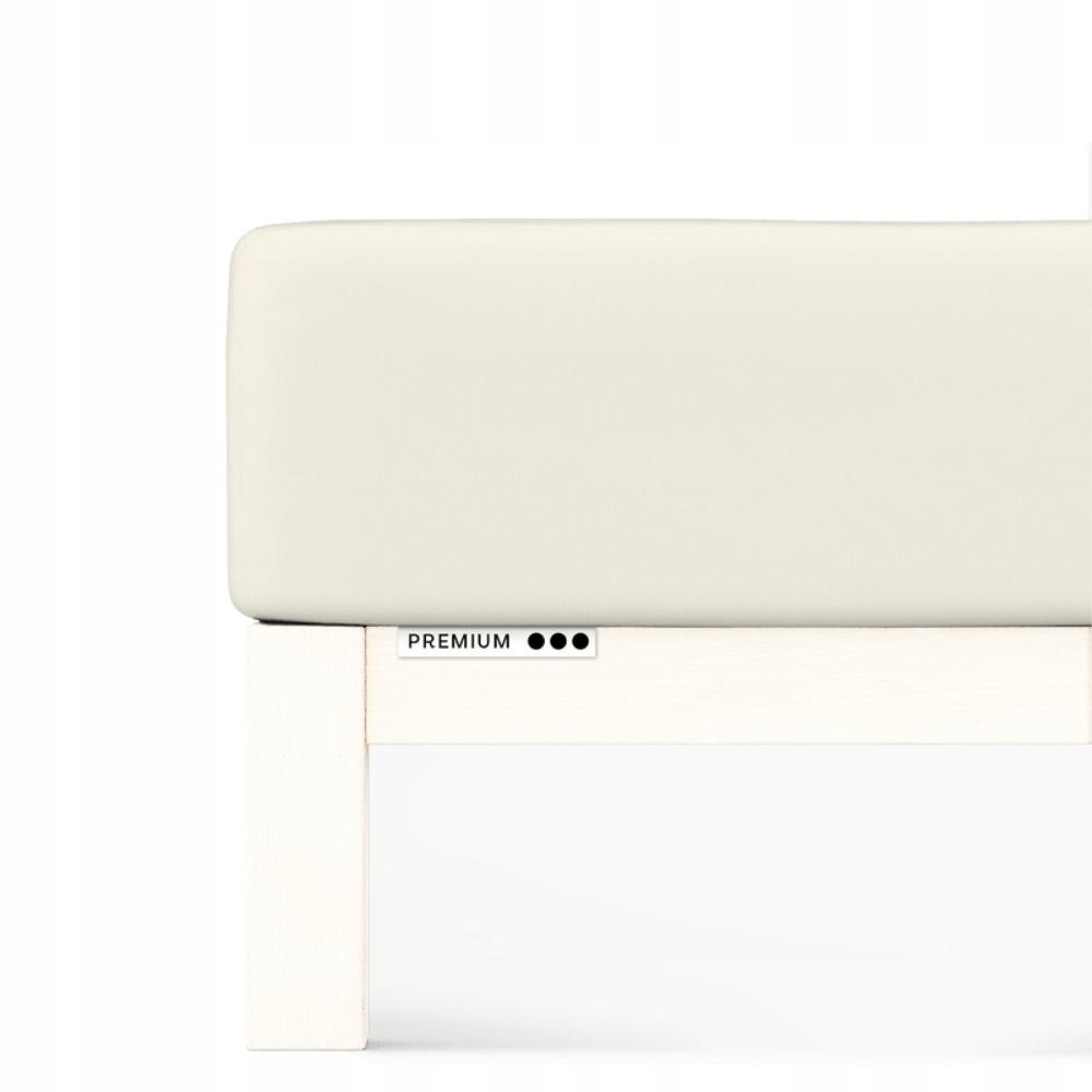 Prostěradlo Schlafgut Premium 90x190-100x220 cm Yellow Light 132