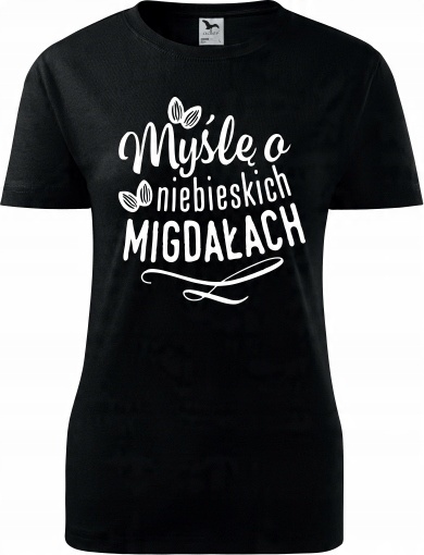 

Migdały Śmieszny Nadruk Prezent Koszulka T-shirt