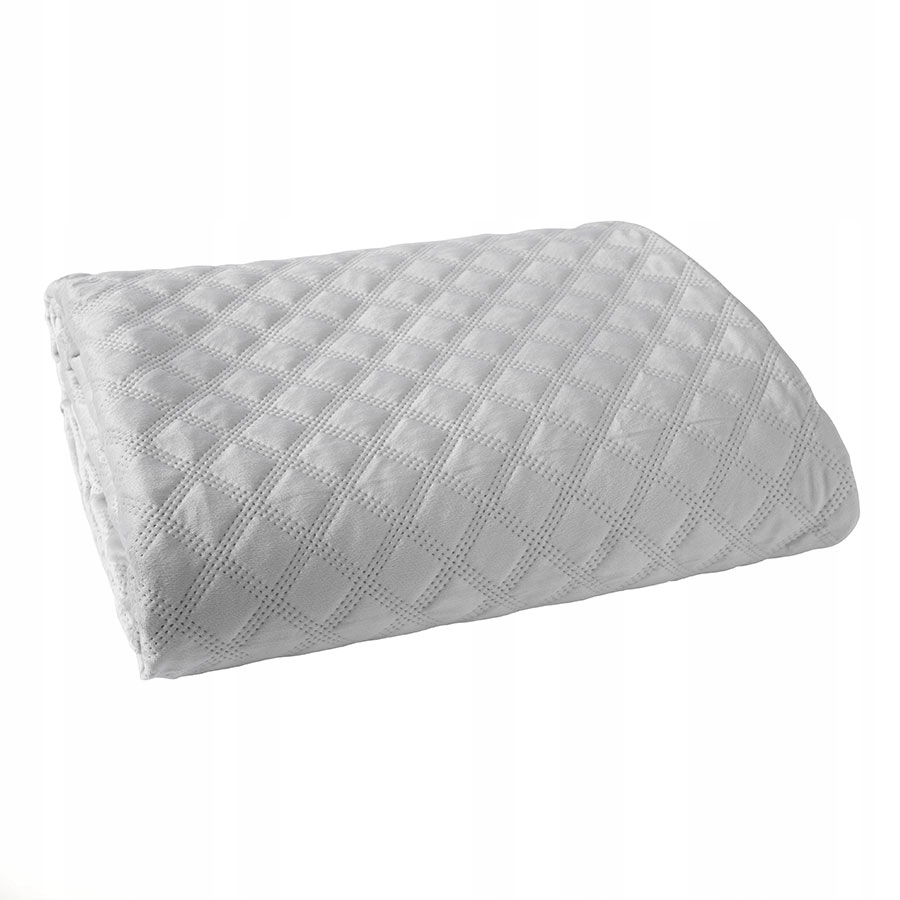 Přehoz na postel Velvi velvet moderní 220x240 021 pastelově šedý