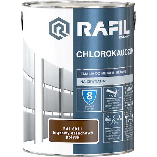 Chlorokaučuk Orechový Ral 8011 5 L Rafil