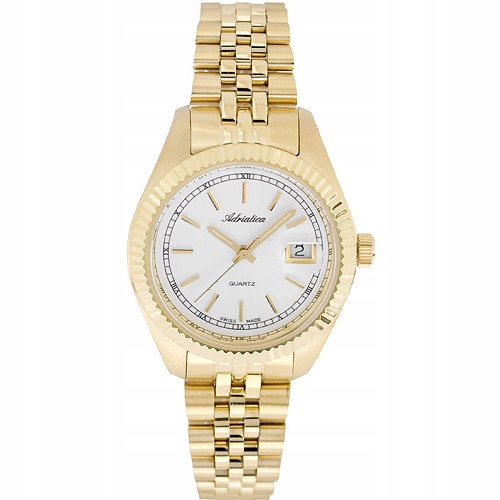 Dámské hodinky Adriatica A3090.1113Q zlaté