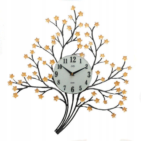 Nástenné Hodiny S Kryštálikmi Jvd HJ40 fi 51 cm