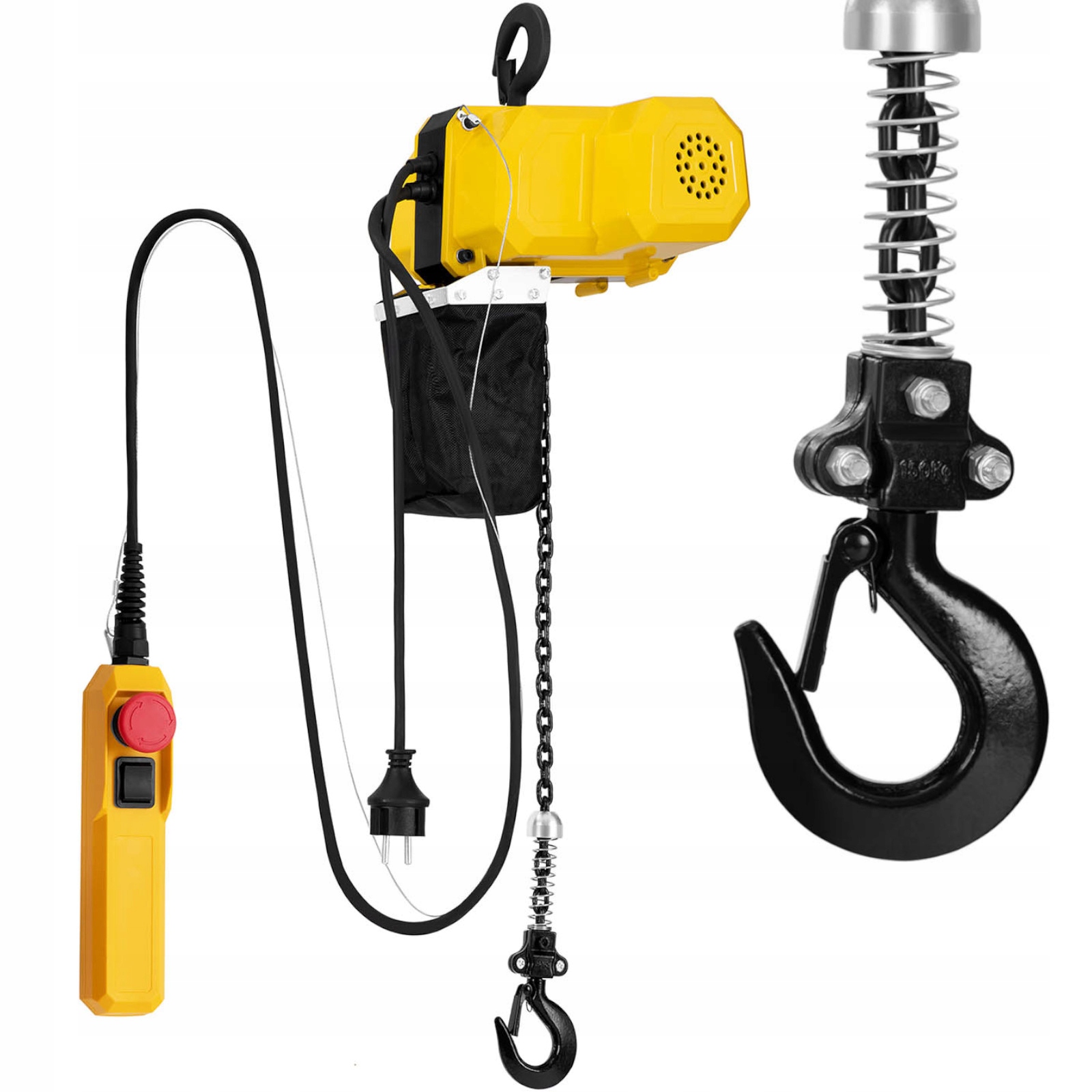 Elektrický Stropný Reťazový Navijak Pre Stavebné Dielne 150 Kg 6 M