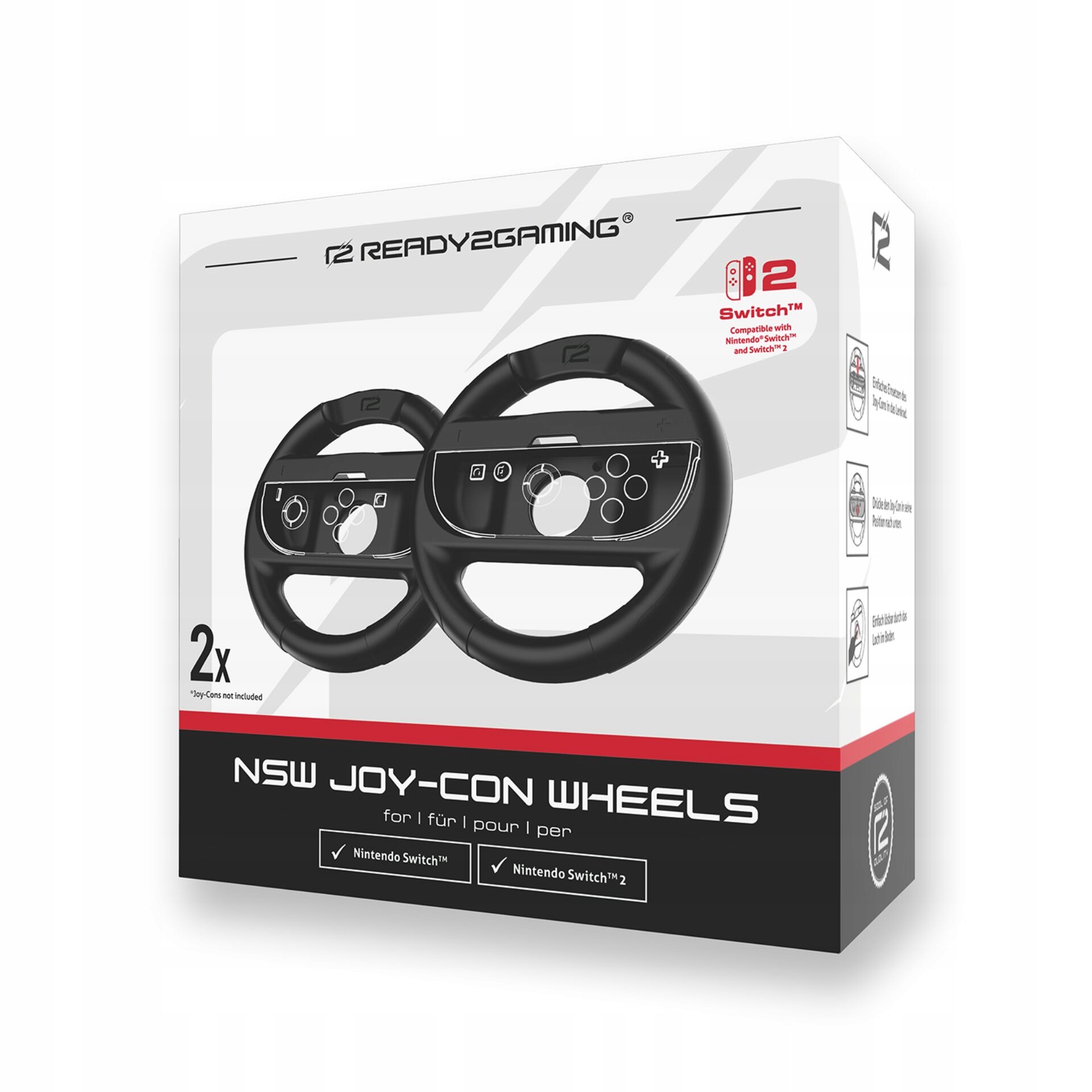 Ready2gaming Nintendo Switch 2 Joycon Wheels (2er Pack)