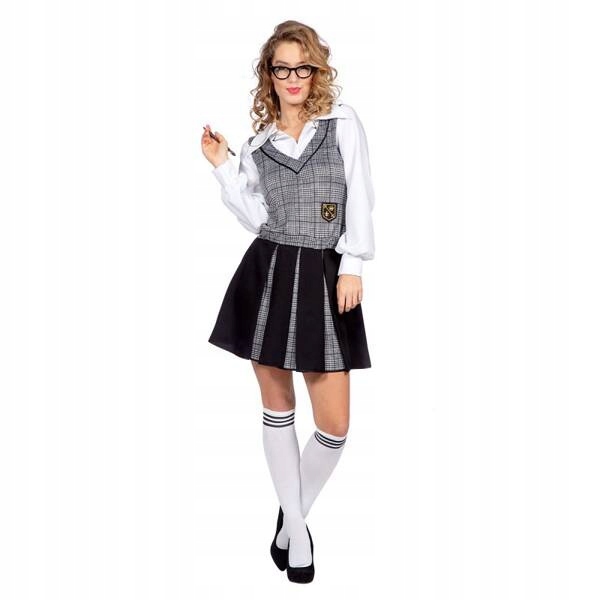 Kostým Školačka Žákyně Studentka Převlek Karneval M