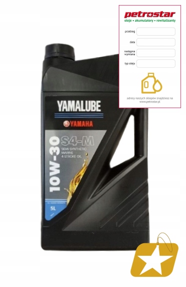 Yamalube Lodní Polosyntetický Olej 10W30 S4M 5L