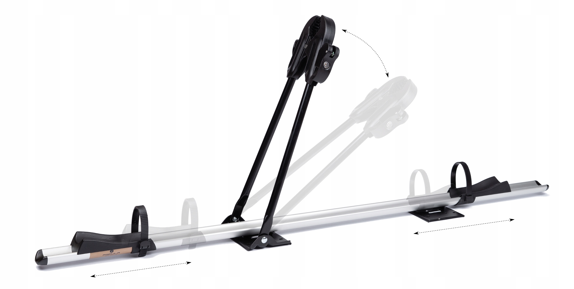 4x UCHWYT ROWEROWY BAGAZNIK DACHOWY NA ROWER DACH Model BICI 3000