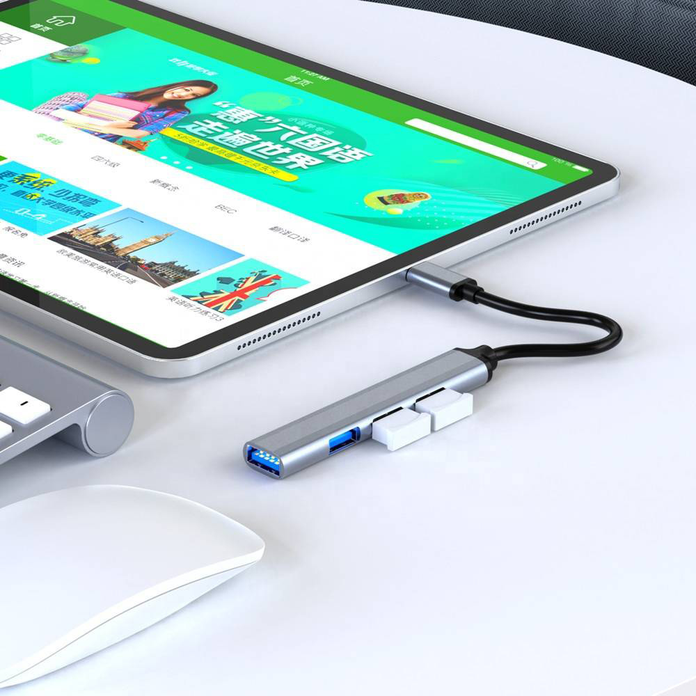 ADAPTER RODZIELACZ ROZGAŁĘŹNIK PRZEJŚCIÓWKA SPLITTER USB-C 3.1 OTG 4x USB-A Producent RALTEK