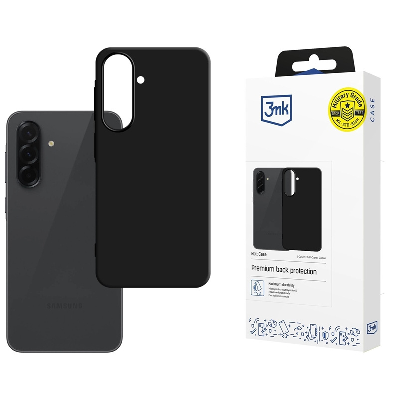 Etui Do Samsung Galaxy A57 3MK Matt Case Czarne Matowe Oryginalne