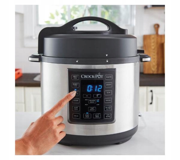 Multicooker Crock Pot CSC051X -brak kratki . Kolor dominujący srebrny/szary