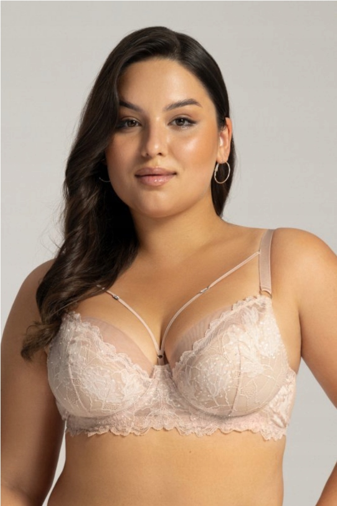 Ava Podprsenka 2154 Semi Soft Shimmer Maxi Pudrová Růžová Béžová 100F