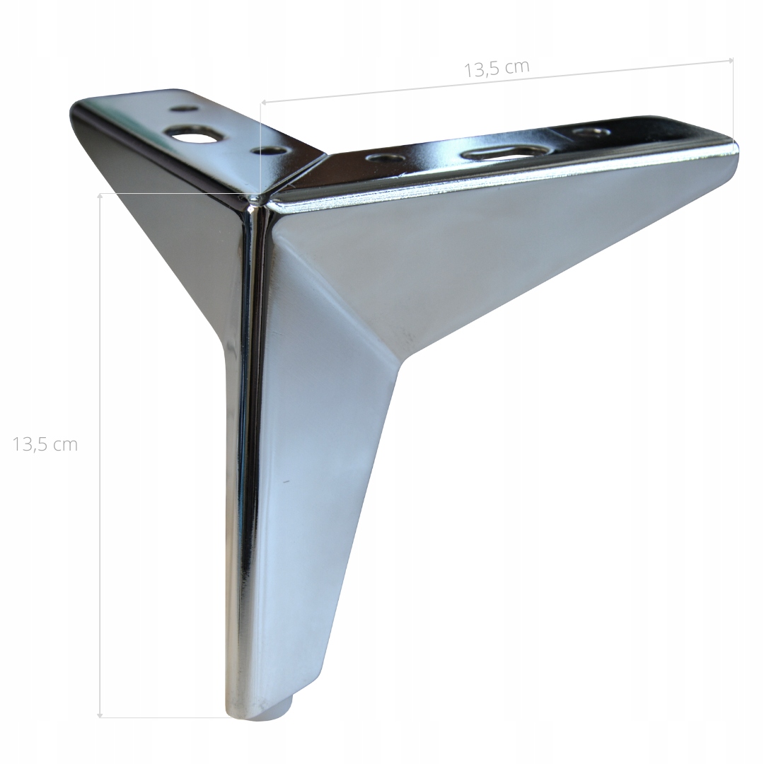 Nóżka meblowa NM010 chrom H-13,5cm Kod producenta NM011
