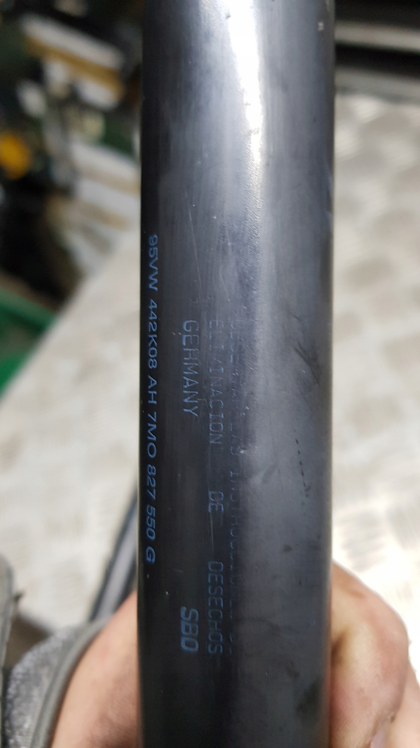 SHARAN GALAXY SHARAN SILOWNIKI bonnet damper TELESKOPY
