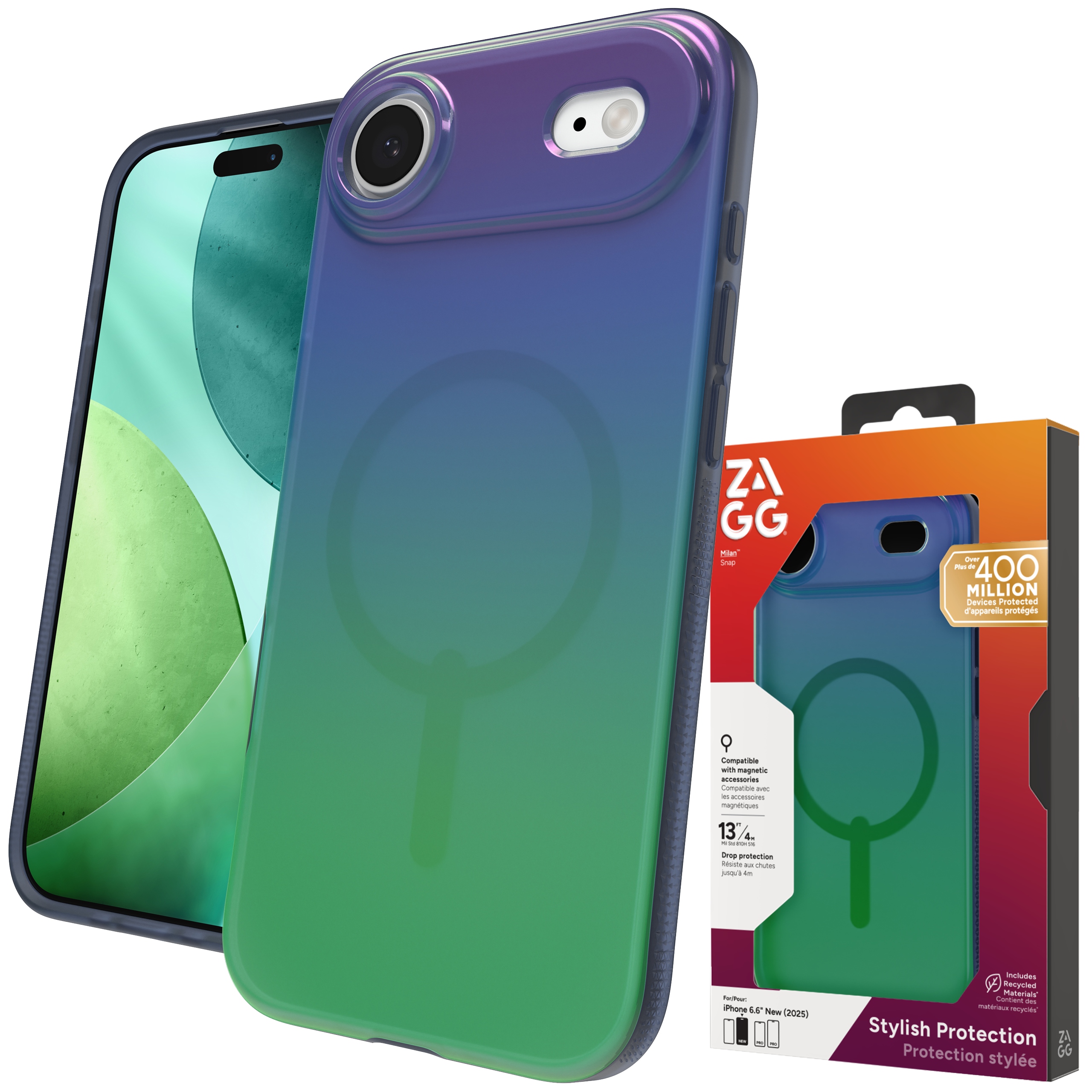 Zagg Milan Snap Case – Pouzdro s MagSafe pro iPhone Air Kryt