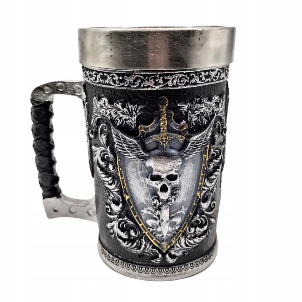 Epický Pivní Sklenice Hrnek Rodina Kapuletich Nerezová Ocel 550 ML Larp Rpg