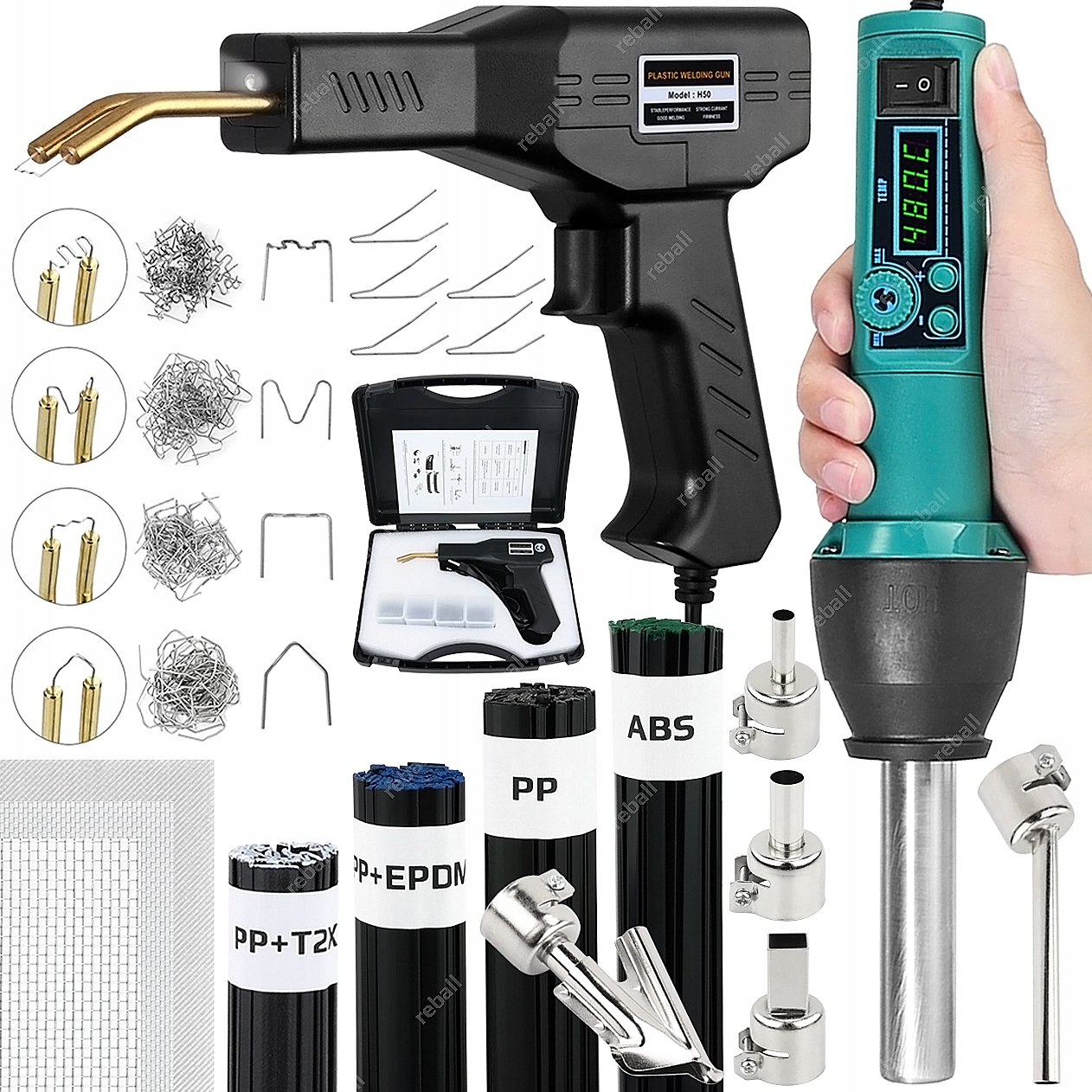 Páječka Hot Air 8858-I 700W Sešívačka Z Plastu H50 Příslušenství