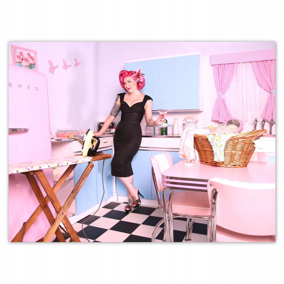 

Plakat 40x30 Vintage Kobieta Laska