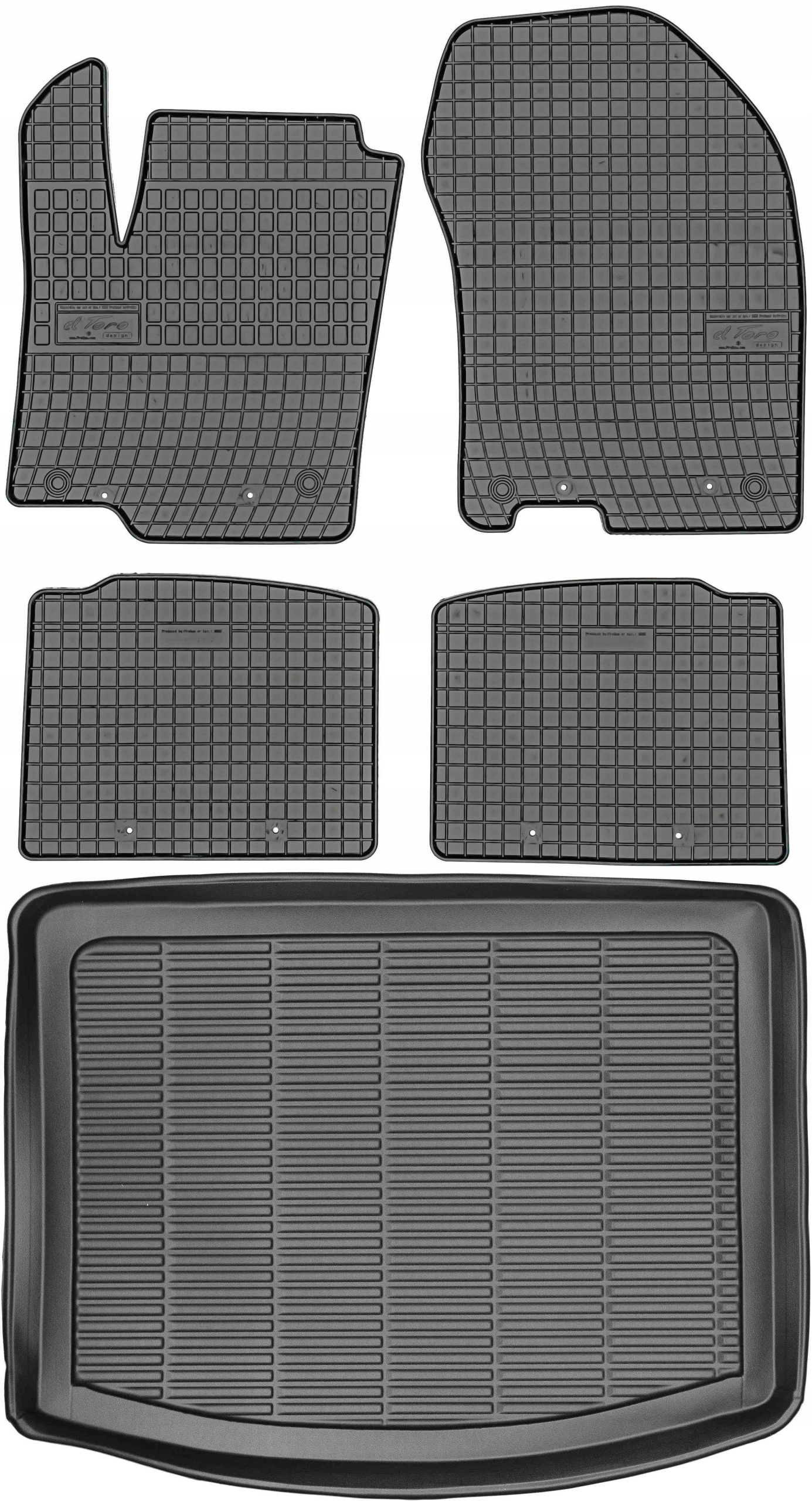 SX4 S-Cross Crossover 2013- Gumové stierače rohož batožinového priestoru