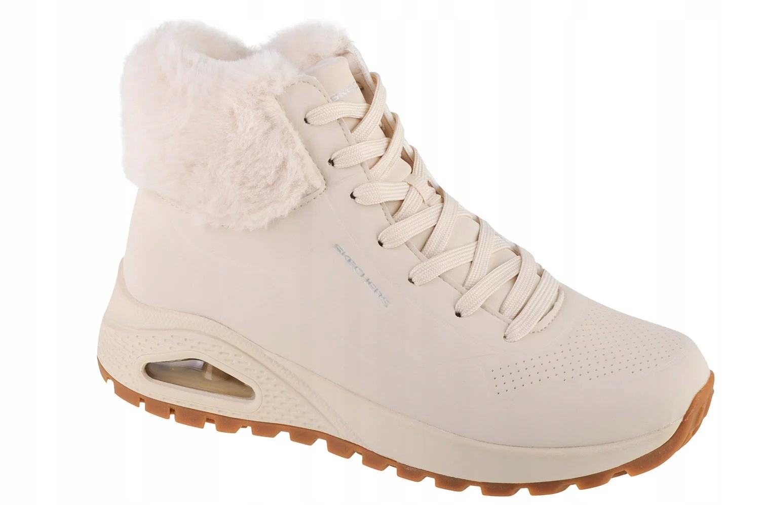 Dámské zimní boty Skechers Uno Rugged Fall Air béžové 167274 Nat