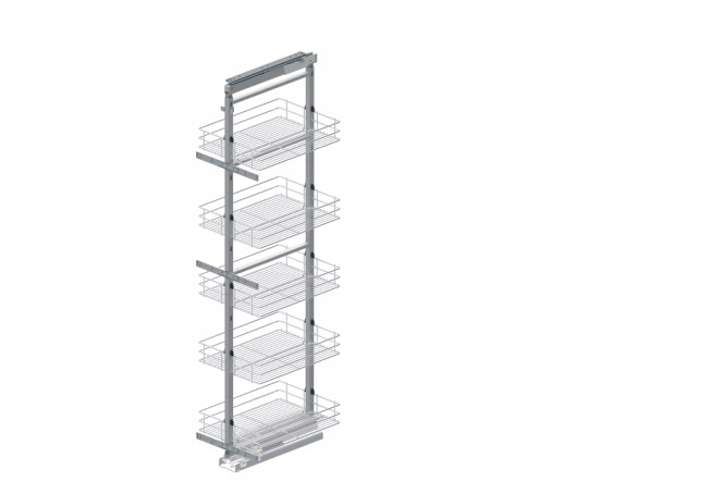 KOSZ CARGO 40 MIDI MAXIMA SREBRO 4 PÓŁEK DOMY REJS