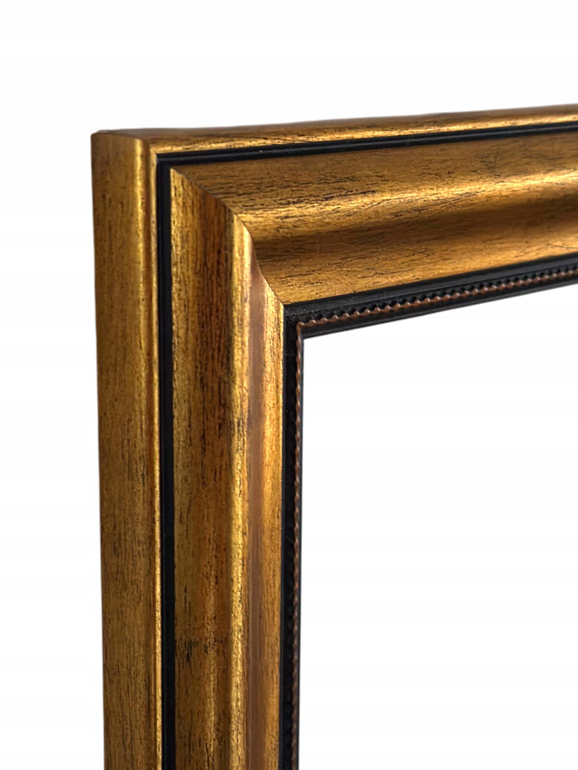 RAMA SOSNOWA ZŁOTA WYMIAR OKNO 40x60 CM DO OBRAZU NA ŚCIANĘ PLAKAT LUSTRA