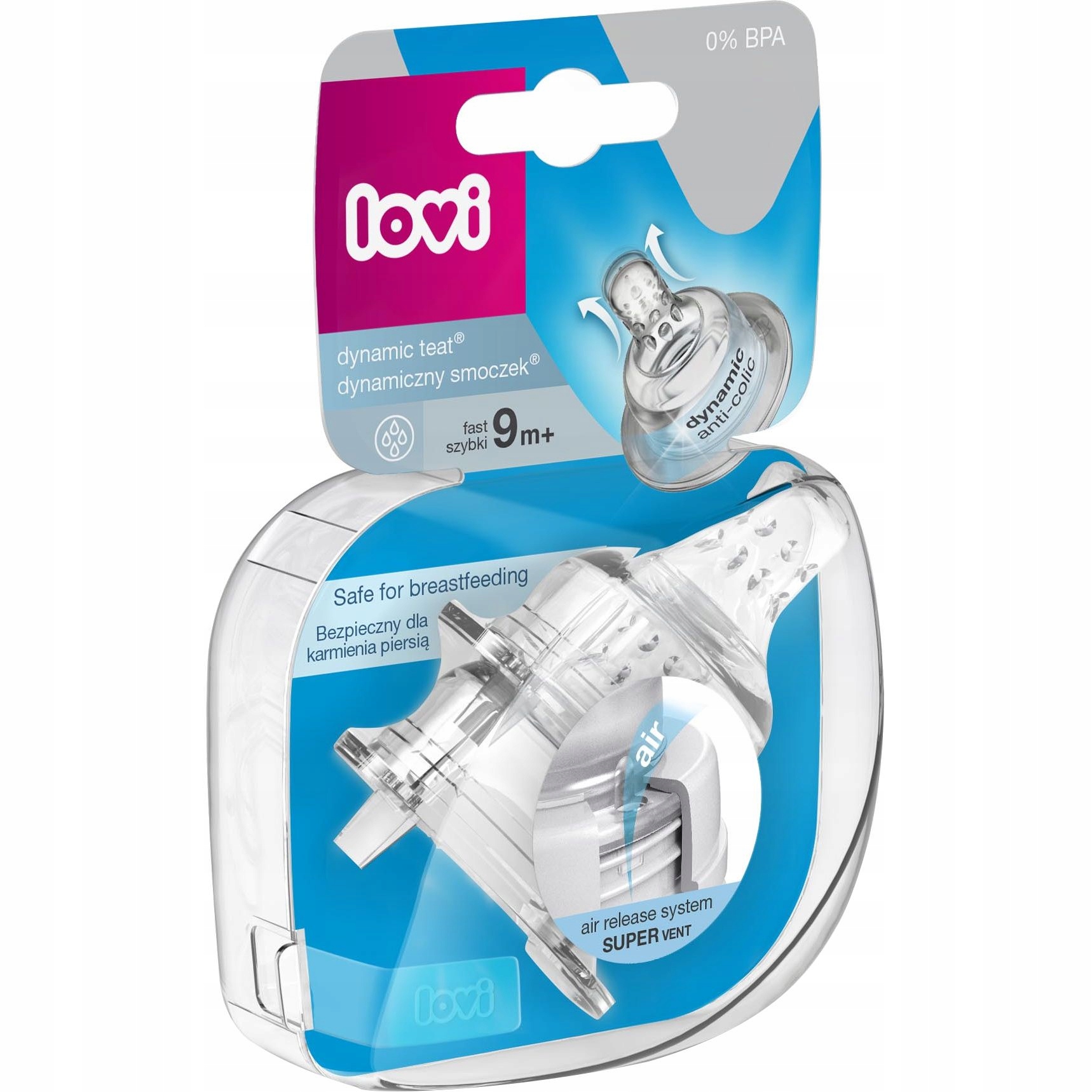 Smoczek Lovi Silikon 9 m+ Marka Lovi
