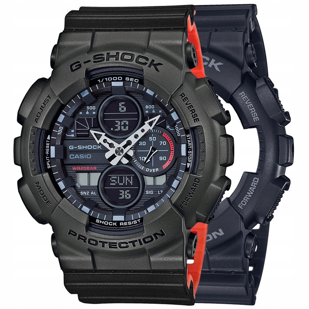 Hodinky Casio G-Shock Set GA-140-1A1ER Bezel 10467795 Řemínek 10577142 20