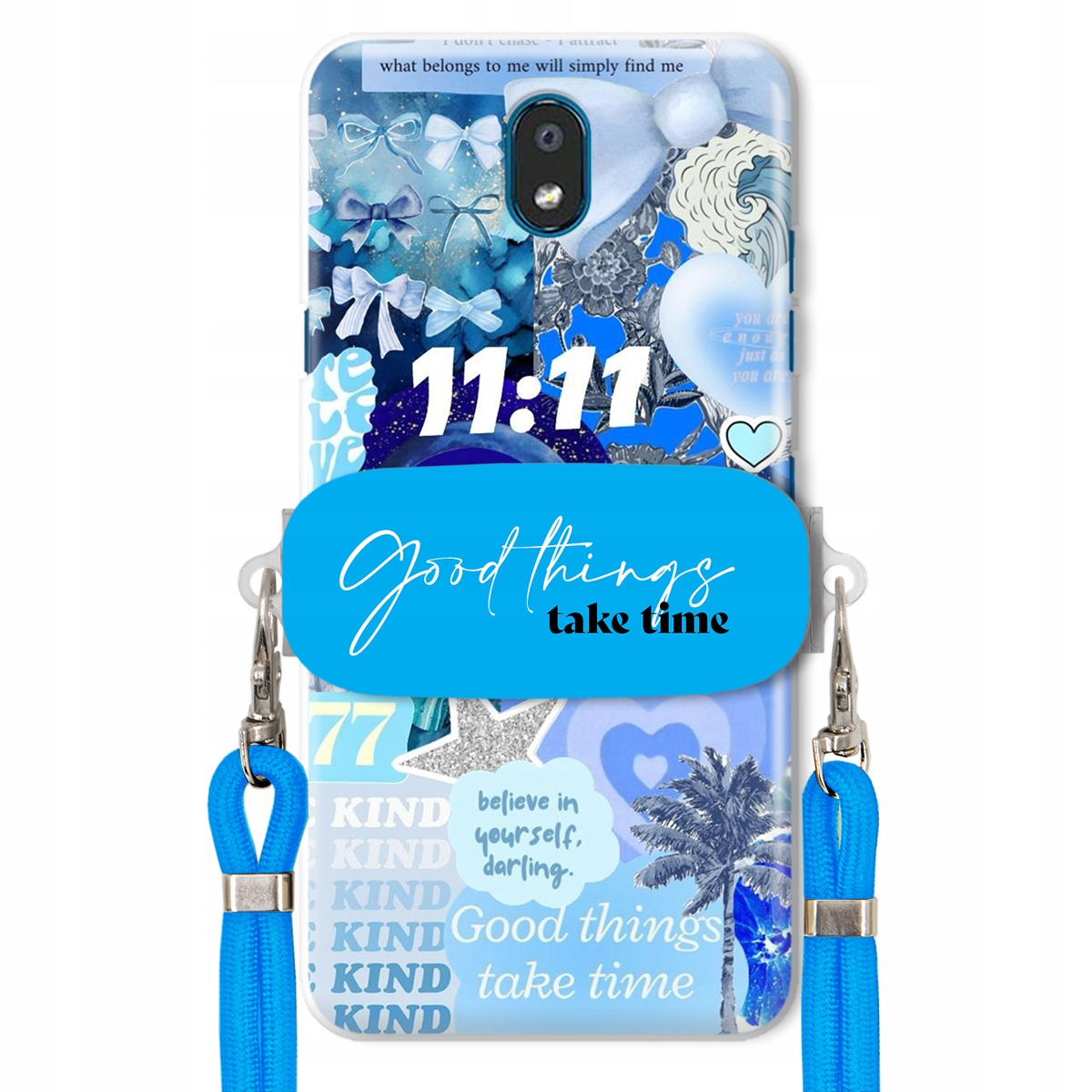 Puzdro pre Lg K30 2019 Držiak vodítko Crossbody Good Things Take Time Lata