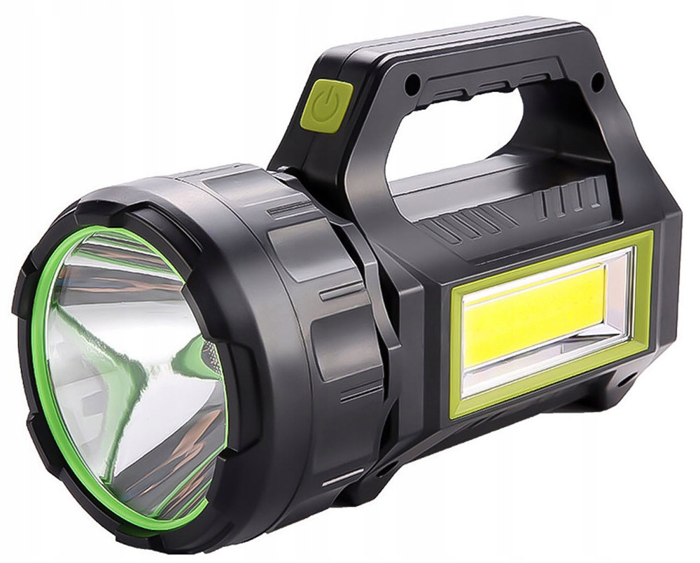 Latarka Led z panelem słonecznym szeptacz ładowaniem Usb moc niezawodność