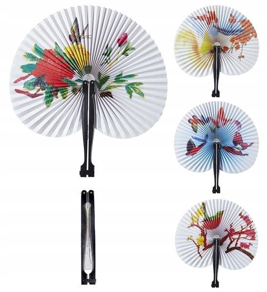 WACHLARZ PAPIEROWY MOTYW DALEKI WSCHÓD SKŁADANY Płeć kobieta