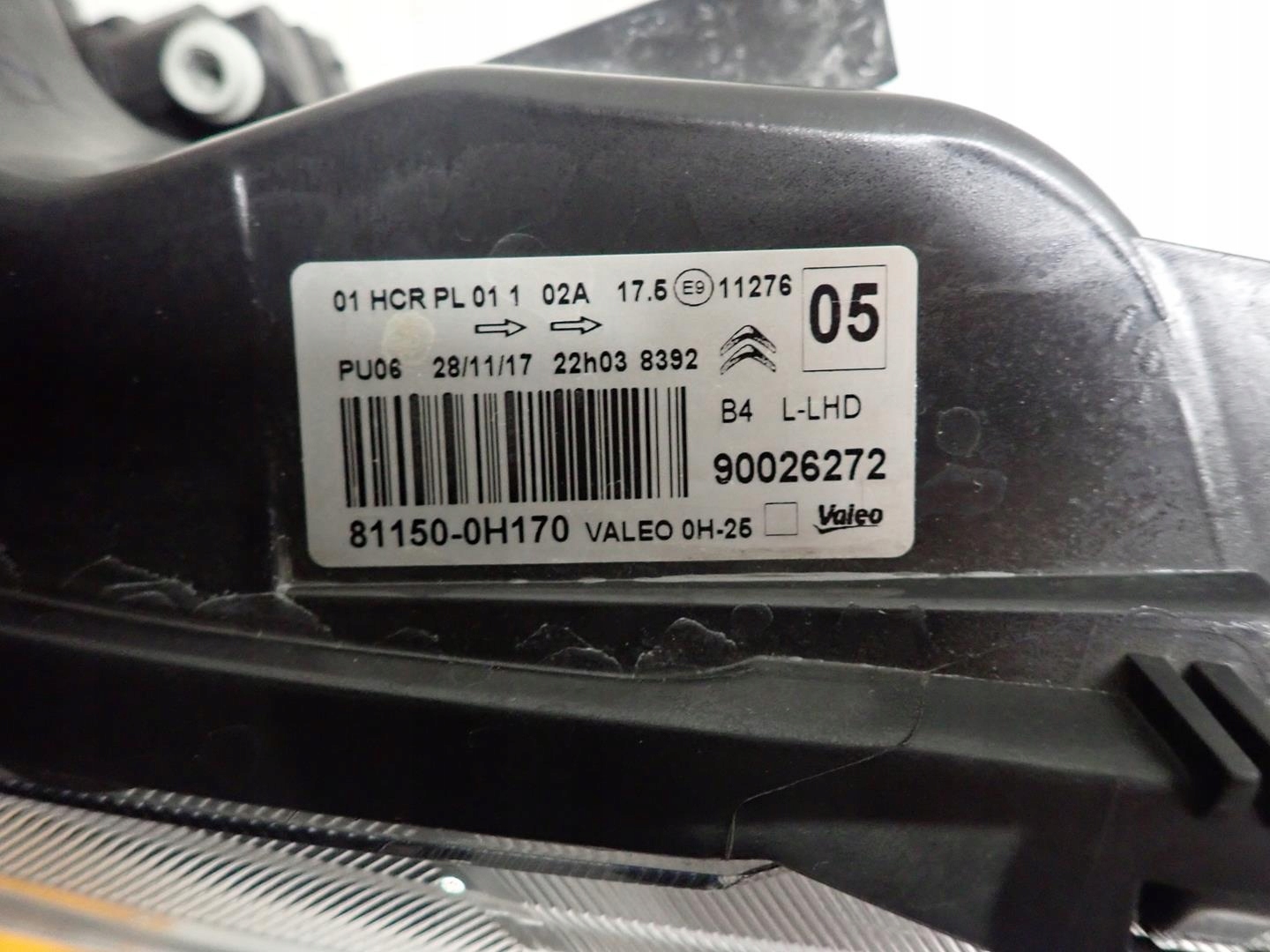 light front front left CITROEN C1 II 2014- 81150-0H170