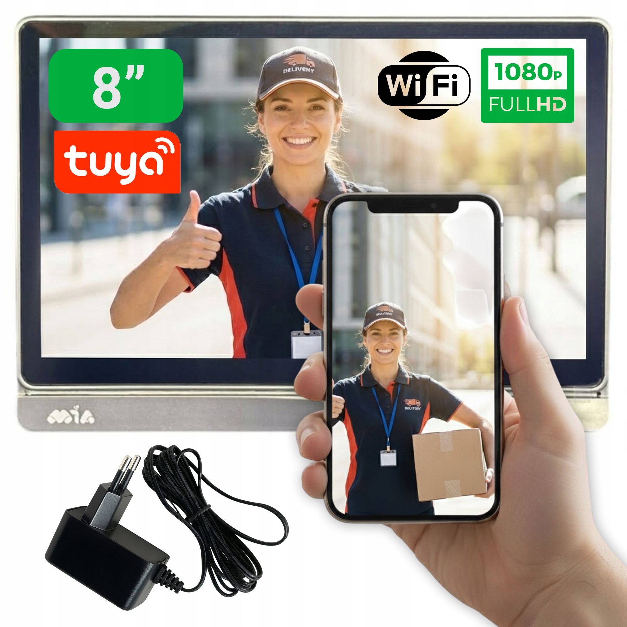 Videovrátnik Full Hd 1080P 4-vodičový videovrátnik dvere brána