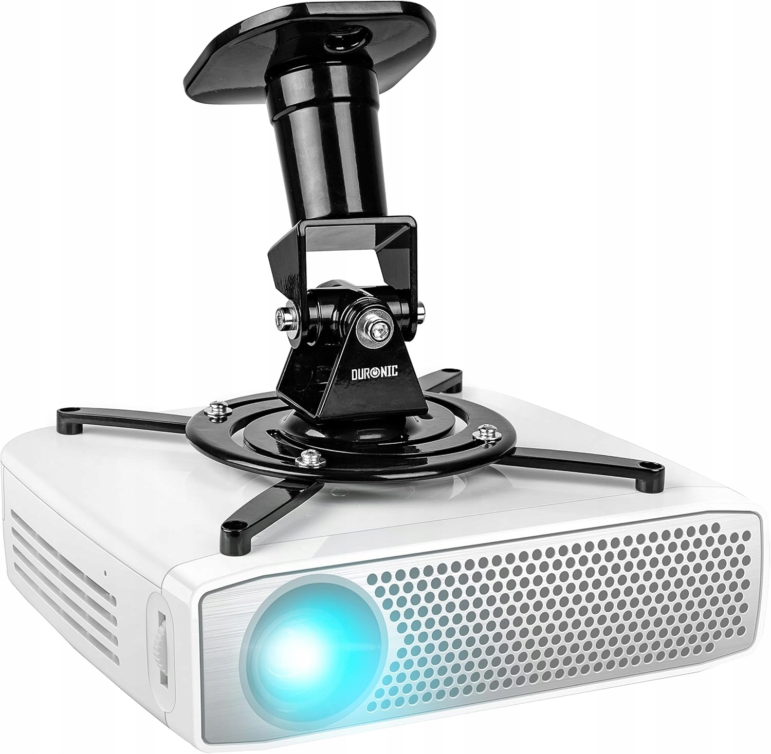 Držák Pro Projektor Duronic Stropní Nástěnný PB05XB 13,6 Kg Černý Zdarma