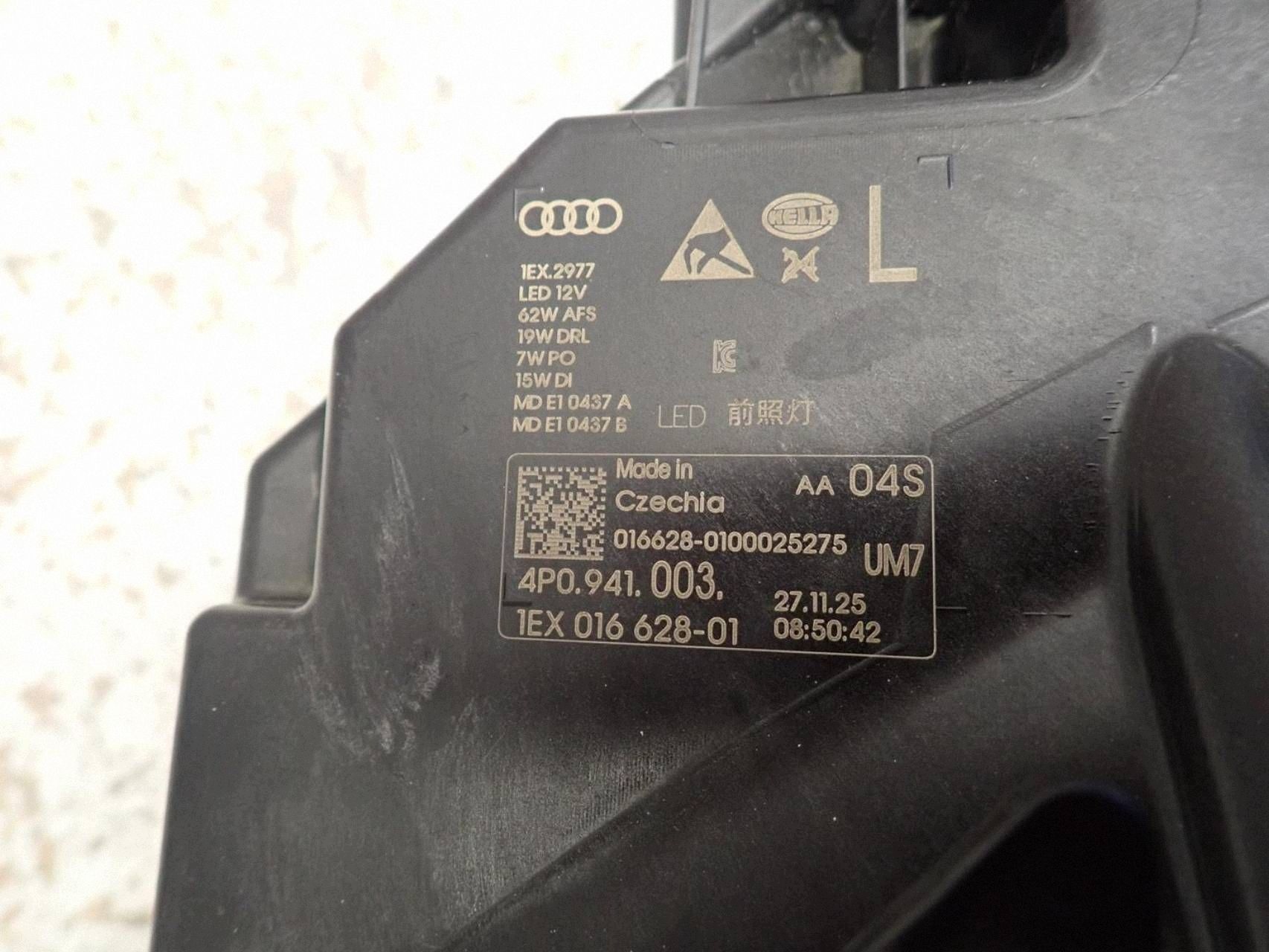 light front front left AUDI A6 C9 2025- FULL LED 4P0941003