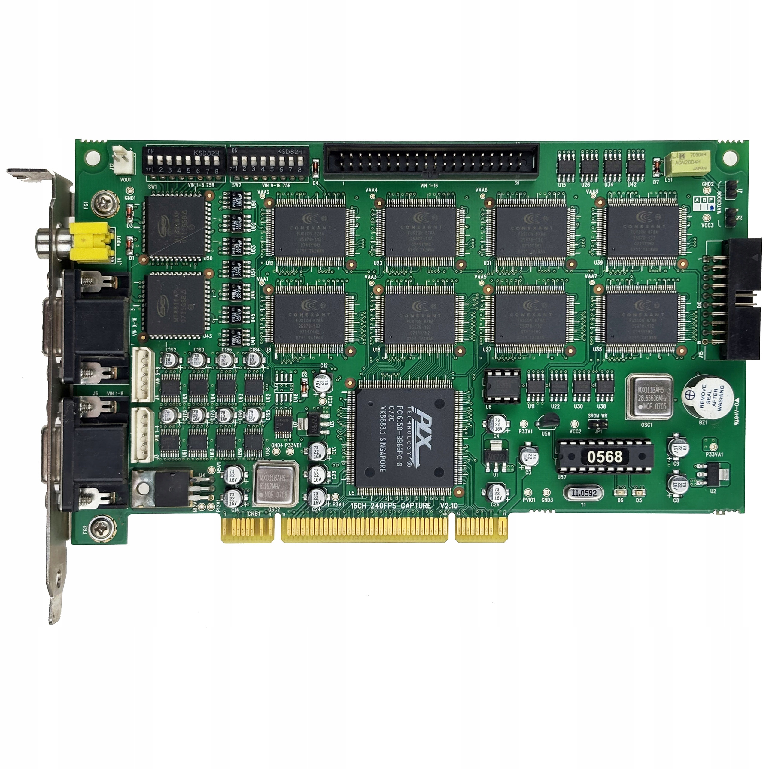 PCI PLX PCI6150-BB66PC 16CH 240FPS 100% OK ŮtG