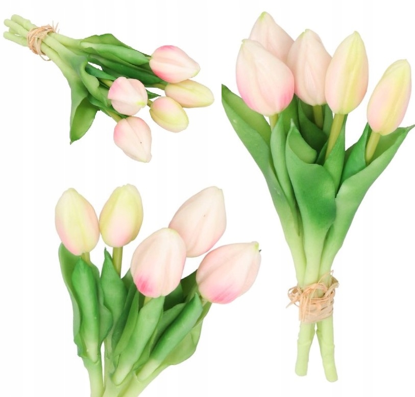 

Tulipany Bukiet Tulipanów Kwiaty Gumowe Jak Żywe