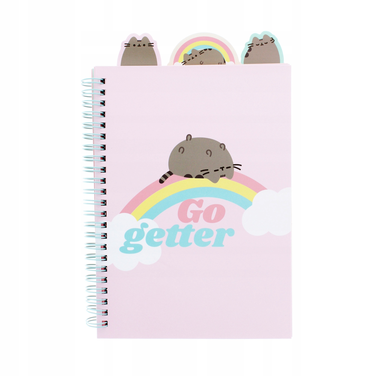 

Pusheen notes z ozdobnymi znacznikami Pamiętnik