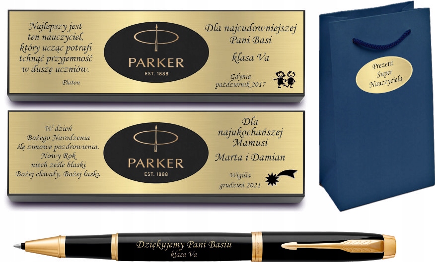 

Parker pióro kulkowe IM Royal Czarny Gt Grawer
