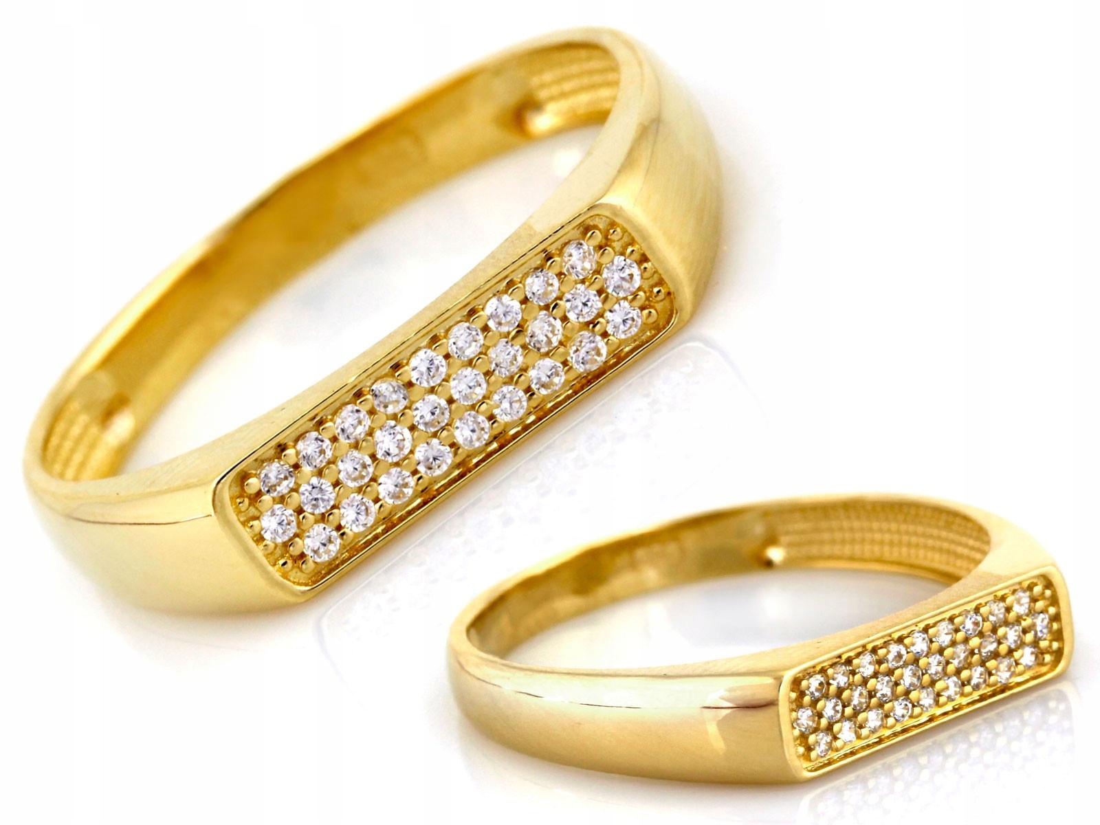 dámský prstýnek lesklým zirkon pro ni