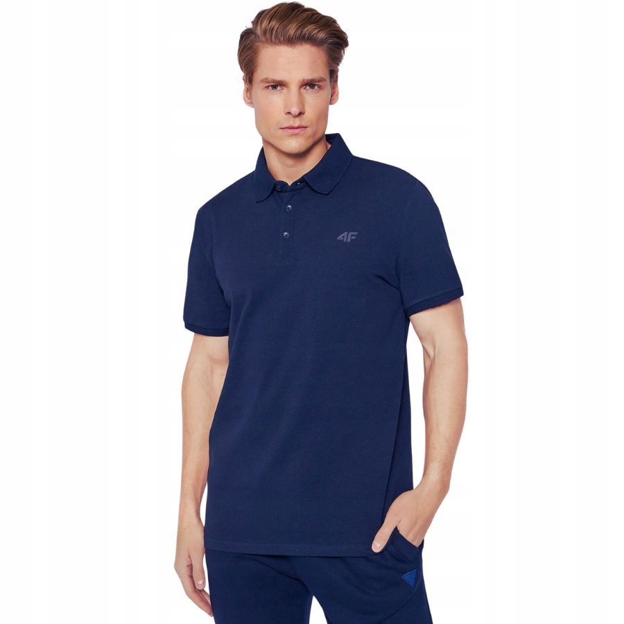 KOSZULKA MĘSKA POLO 4F T-SHIRT PODKOSZULEK BLUZKA SPORTOWA NA CO DZIEŃ Marka 4F