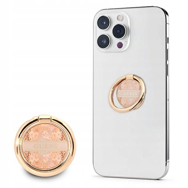 Złoty stojak na pierścionki Guess Gurshhflg z wzorem paisley