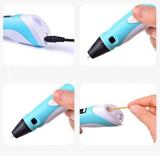 DŁUGOPIS 3D DRUKARKA 3D +310m WKŁADY +MATA+SZABLON Wiek dziecka 3 lata +