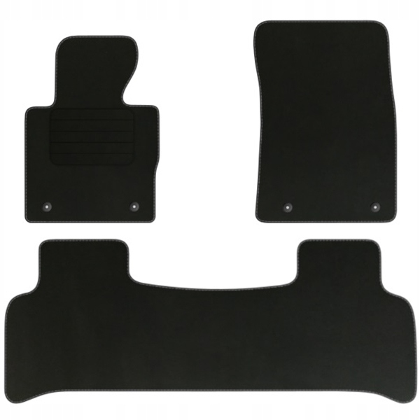Range Rover III Vogue 2002-2012 Velurové koberce Comfort černé