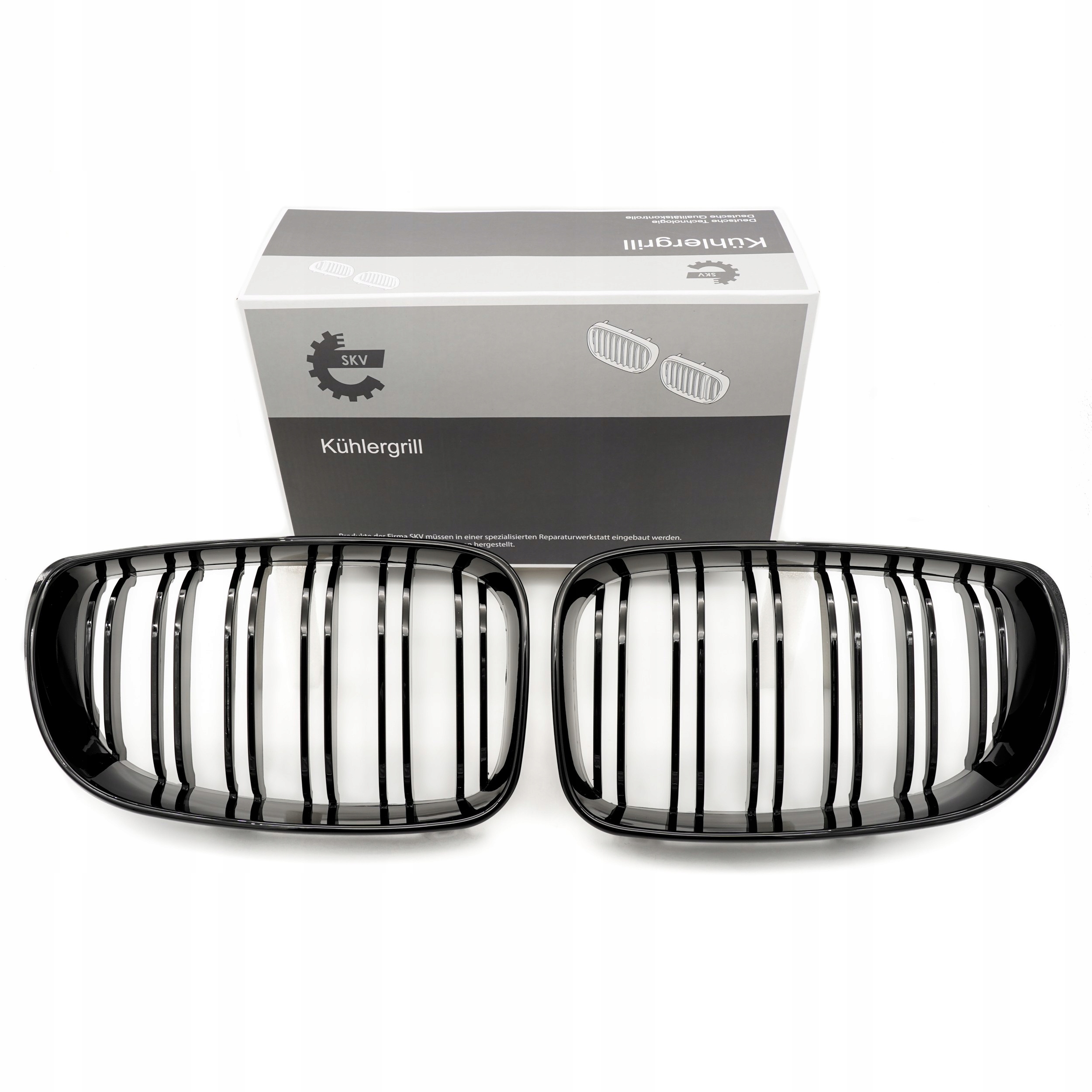 GRILL NERKA ATRAPA BMW 1 E81 E87 51712150366 CZARNY POŁYSK FACELIFT