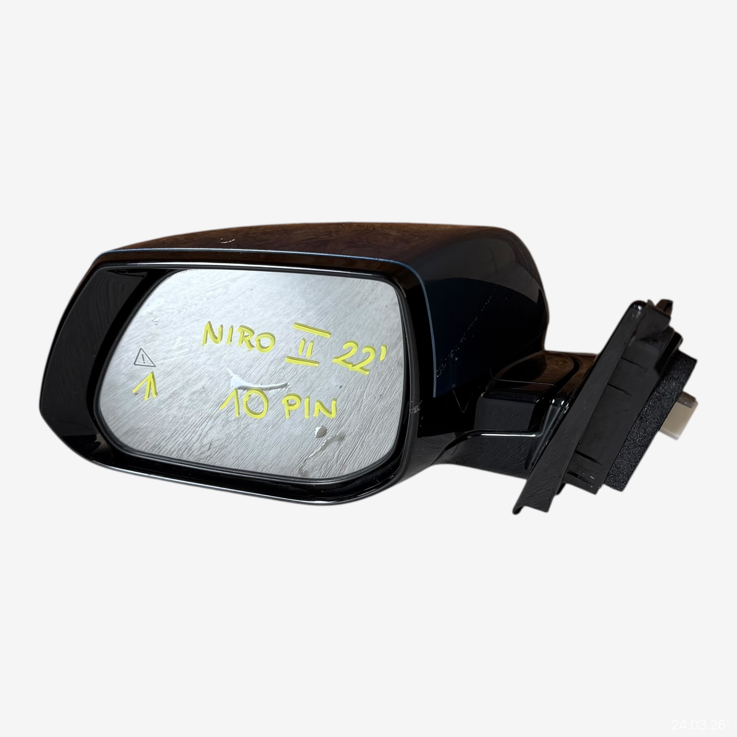 mirror left complete KIA NIRO II 2022 year 10 PIN ASYSTENT driver´s
