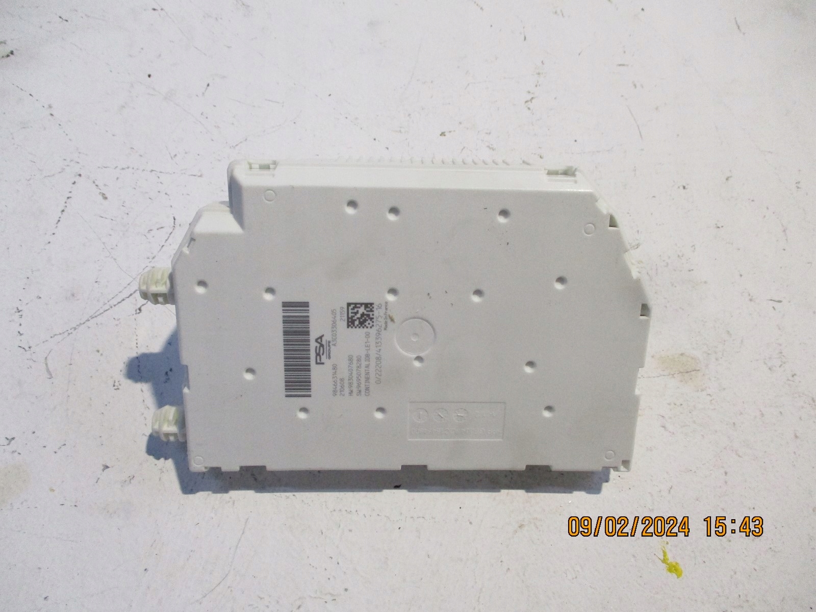 module control unit KOMFORTU OPEL ASTRA L 9846631480