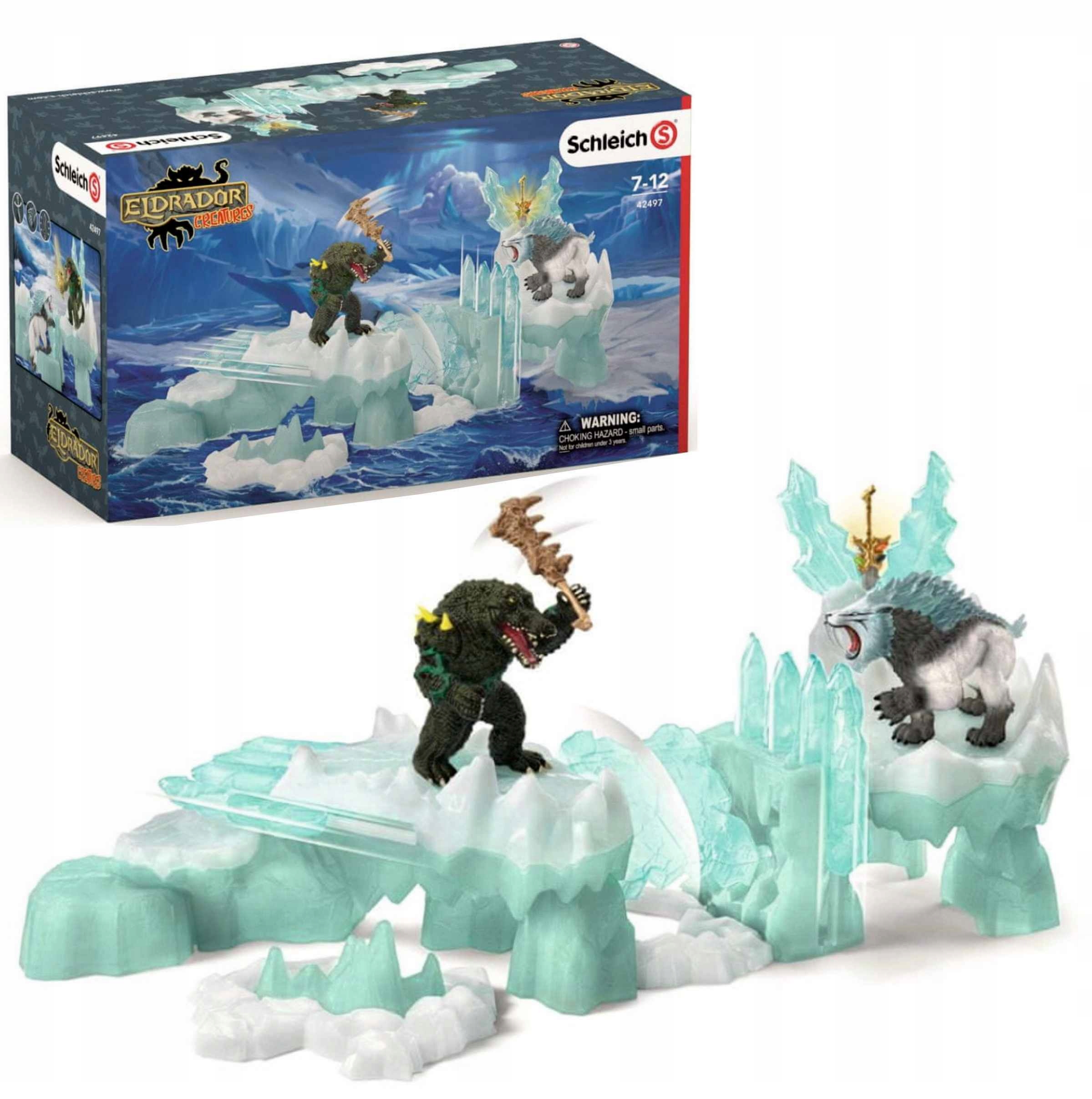 Schleich Eldrador Creatures Lodowa Arena 42497 Zestaw Figurki Akcesoria 7+