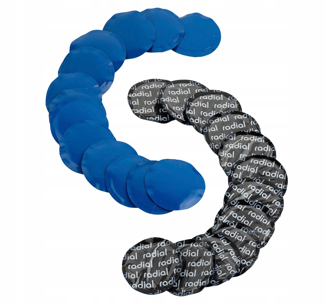 Łatki łatka do naprawy opon opony radialne 57 mm Redats 25 sztuk