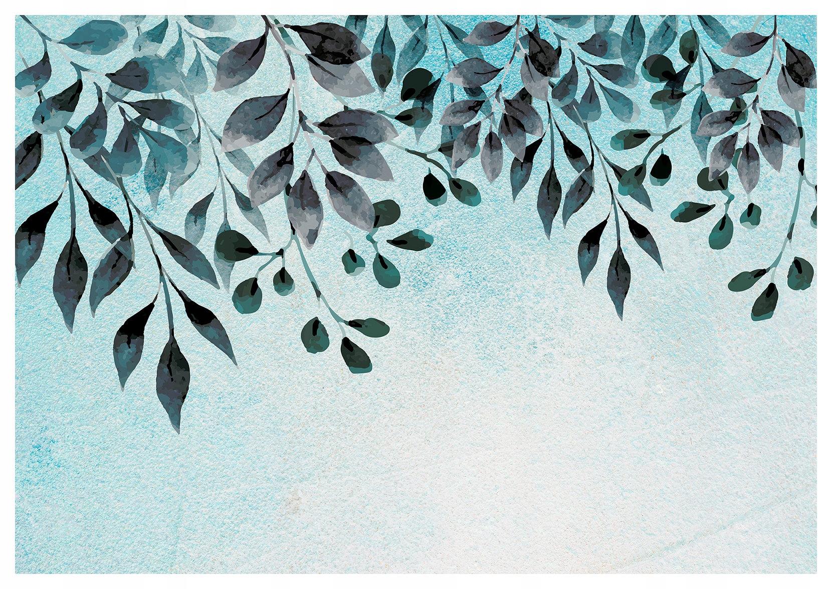 Fototapeta Listy Větve Skandinávský styl Minimalismus Eko 312x219 lepidlo